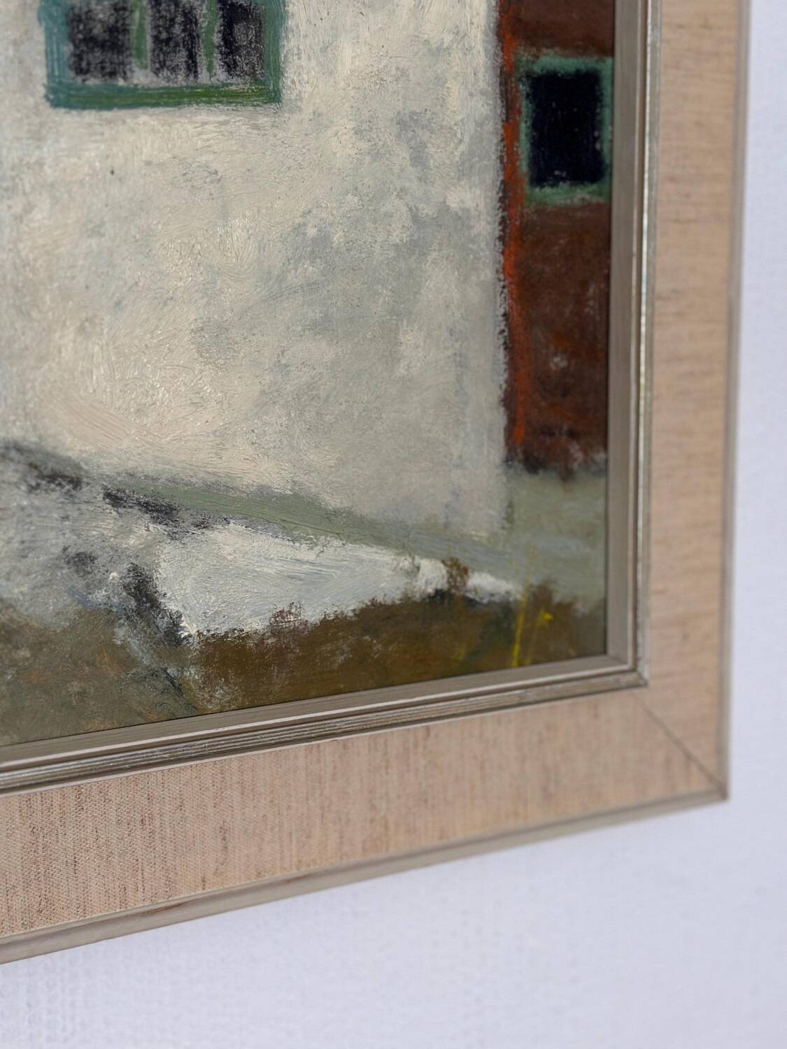 Swedish Oil on Panel – “Street ” by JOHN BÖRÉN