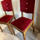 Set of 2 upholstered chairs 1950/60