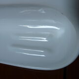 Vintage white bathroom wall shelf