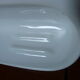 Vintage white bathroom wall shelf