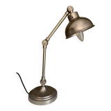 Articulated silver lamp