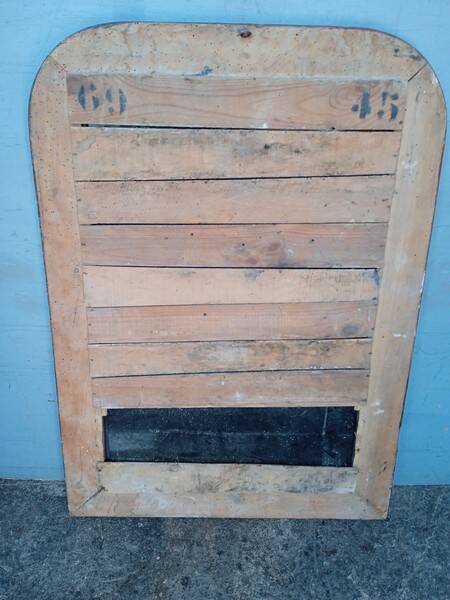 Louis Philippe mirror in gilded wood, 19th century - 88 cm