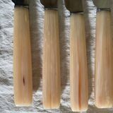 Vintage resin and stainless steel knives