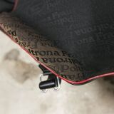 Set of armchair + ottoman viking p97 by Sigurd Russell for Poltrona Frau