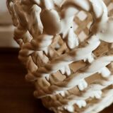 Woven earthenware pot