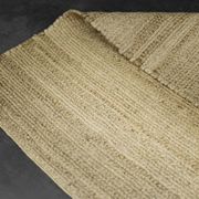 Tapis indien en jute tissé à plat, années 1970