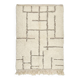 Tapis Marocain motif graphique noir