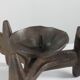 Unique vintage brutalist candlestick.