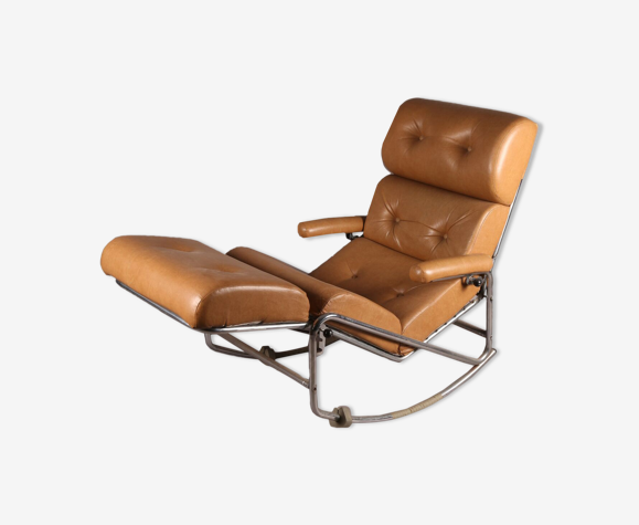 Rocking lounge chair années 60