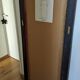 Large wooden mirror