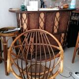 Chaise en rotin