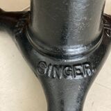 Old industrial stool Singer