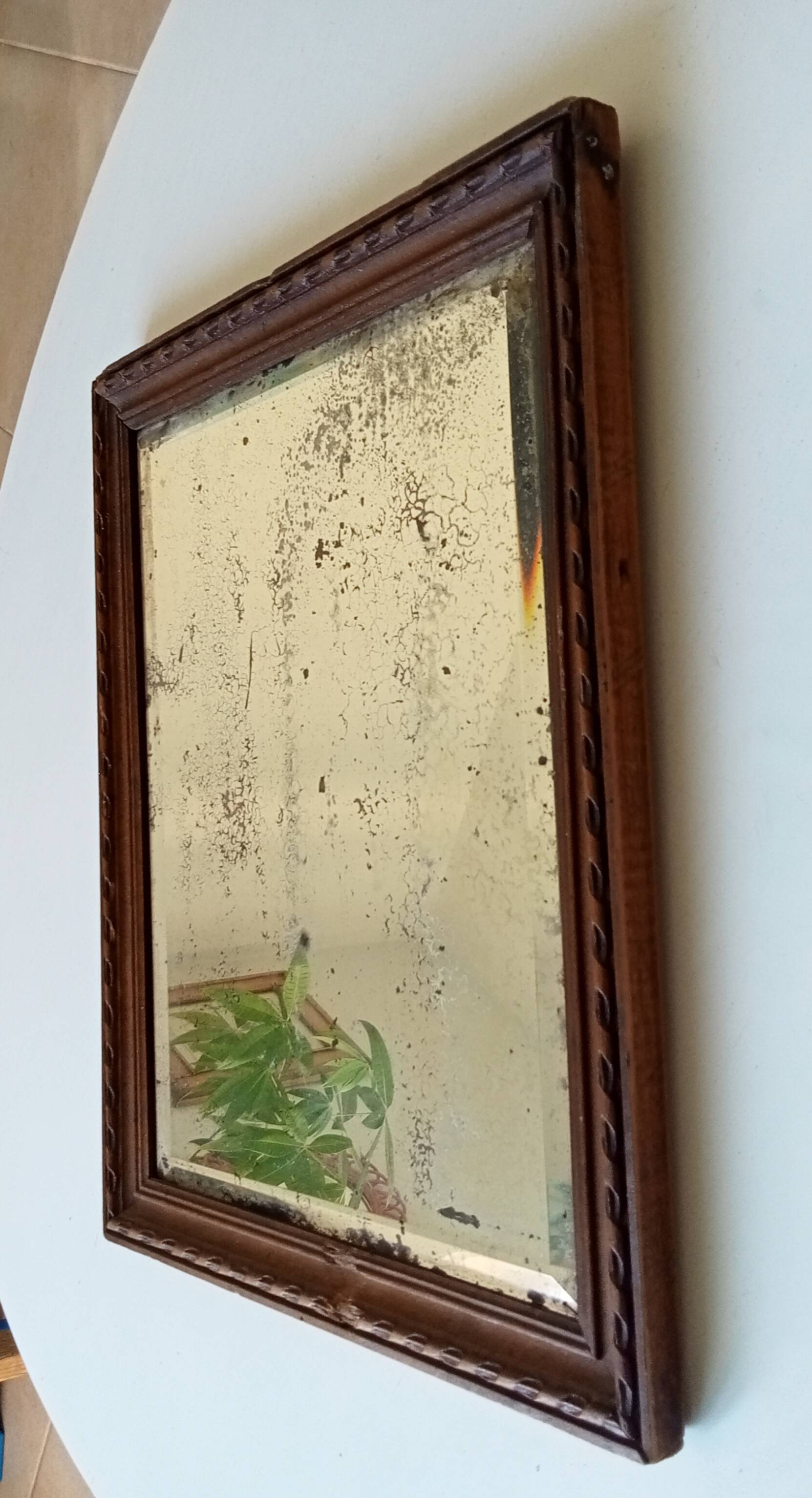 Old beveled mirror 36*30