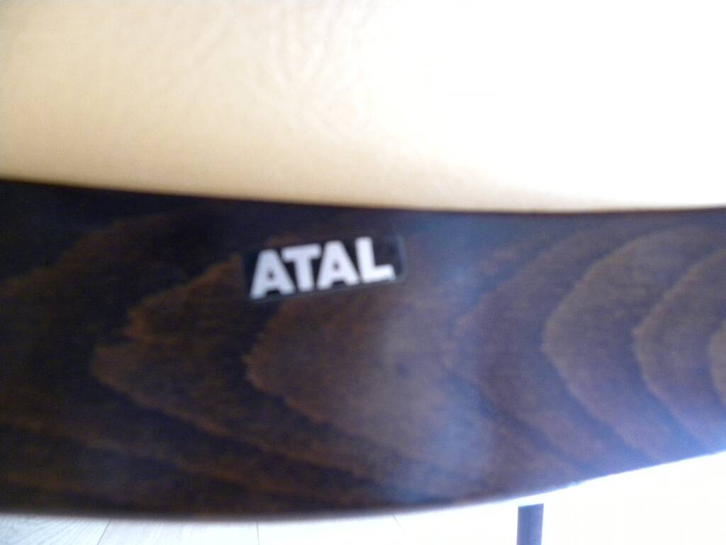 Pair of lounge armchairs from the high-end brand ATAL.