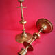 Paire de bougeoirs bronze