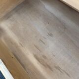 Commode vintage aérogommée, pieds compas