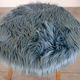 Tabouret moumoute bleue, années 60