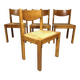 Suite de 4 chaises Luigi Gorgoni 1980