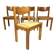 Suite de 4 chaises Luigi Gorgoni 1980