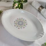 Plat Ovale en Porcelaine Vierzon Plat de Service