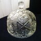 Antique cheese clocha in molded pressed glass