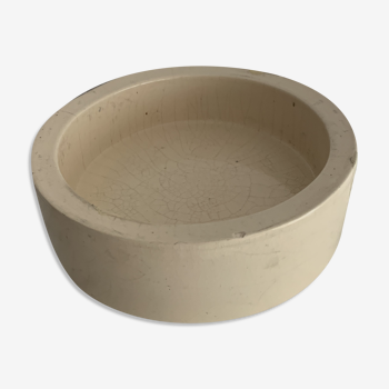 Vide poche céramique rond beige GM