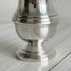 Mustard pot, sugar bowl in silver-plated metal