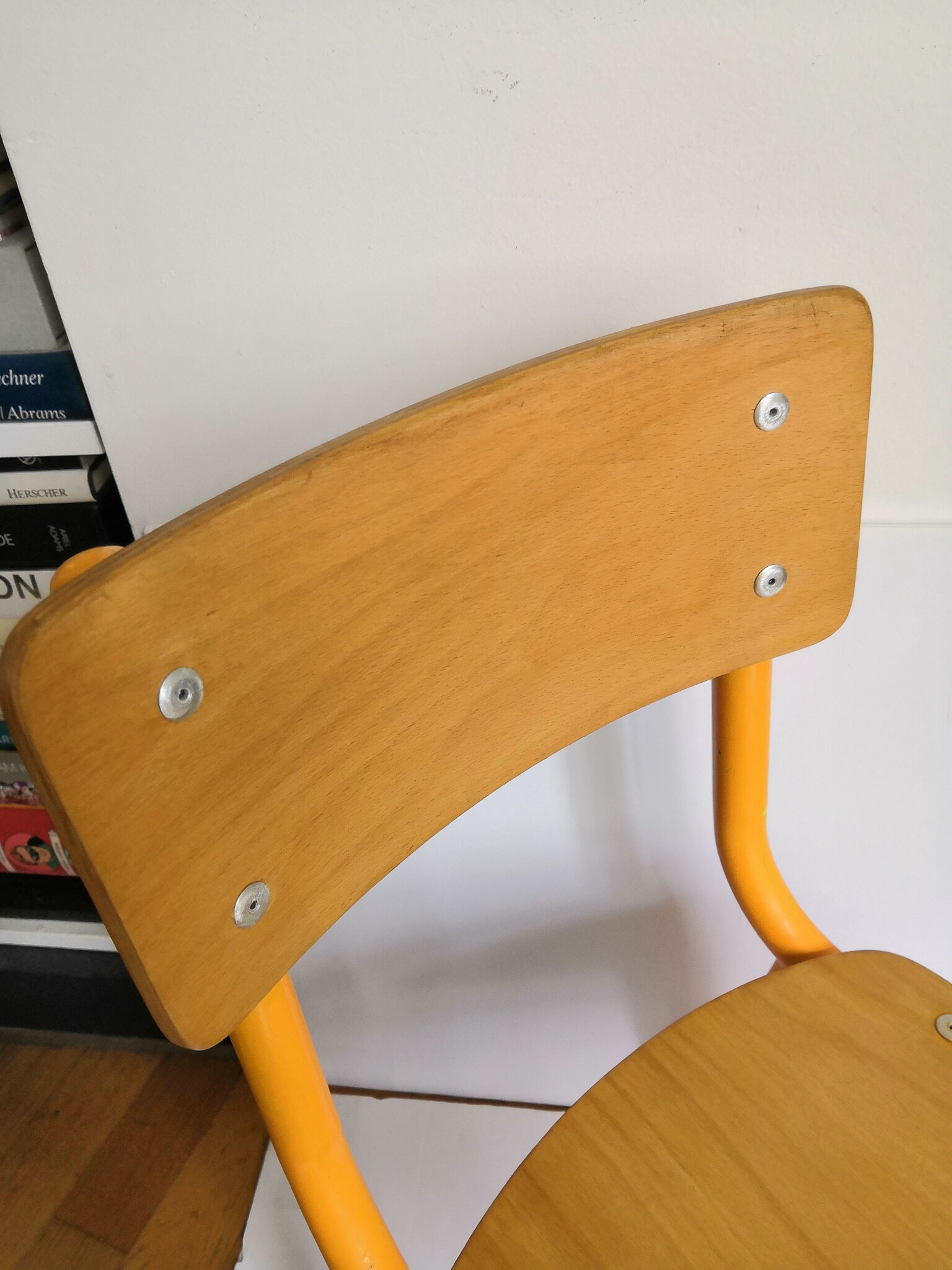 Yellow school chair