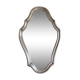 Silver baroque mirror 66x42cm