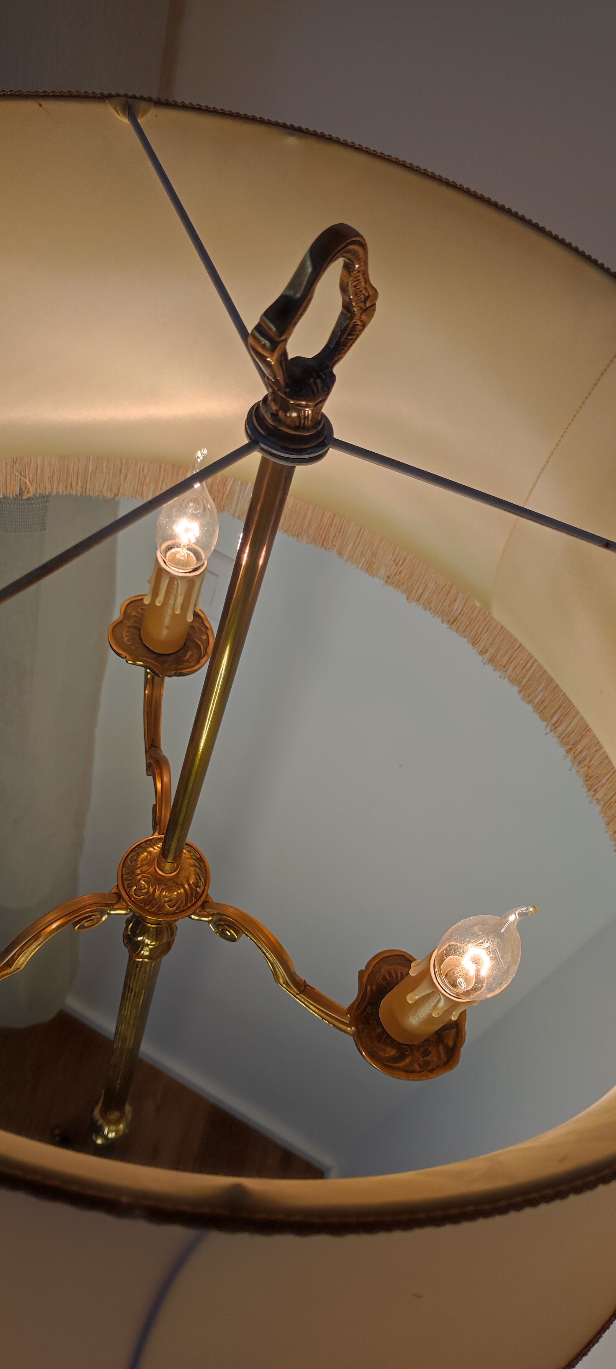 Floor lamp hot water bottle louis xv style