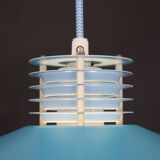 Unique colorful danish design lamp in  blue colors