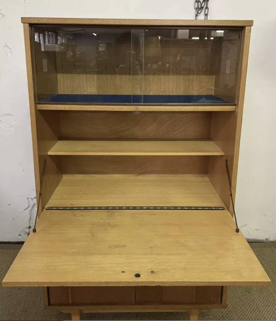 Small vintage secretary cabinet