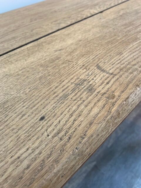 Oak farmhouse table