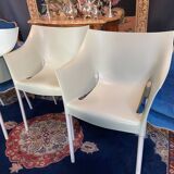 Set of 3 armchairs by Philippe Starck, Dr No model, for Kartell