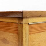 Solid wood chest