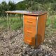 Child desk with drawer box 1950
