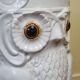 Umbrella door "Owl" in glazed ceramic, Art Deco