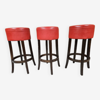 Set of 3 bistro bar stools