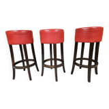 Lot 3 tabourets bar bistrot