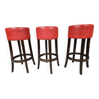 Set of 3 bistro bar stools