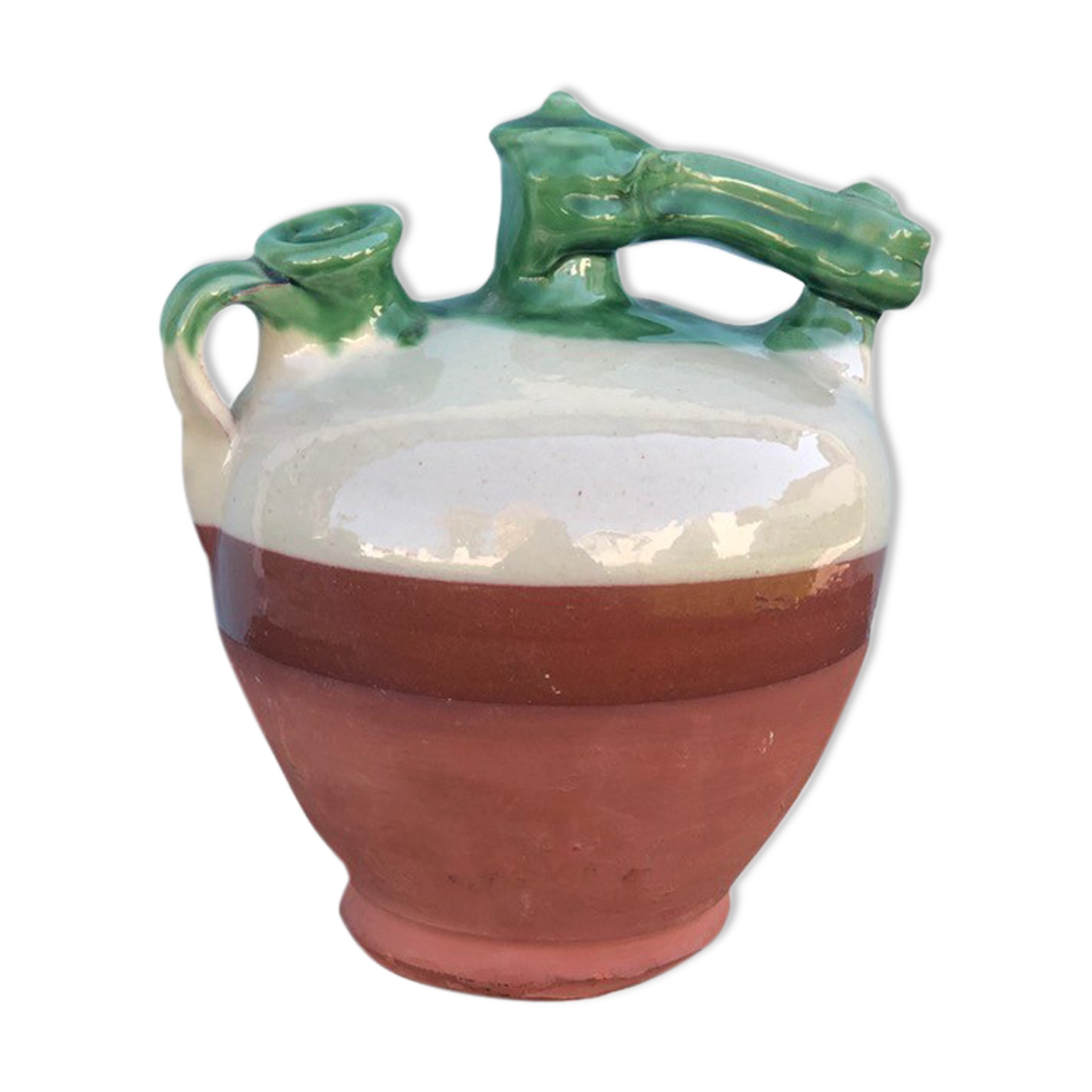 Gargoulette pottery varnished