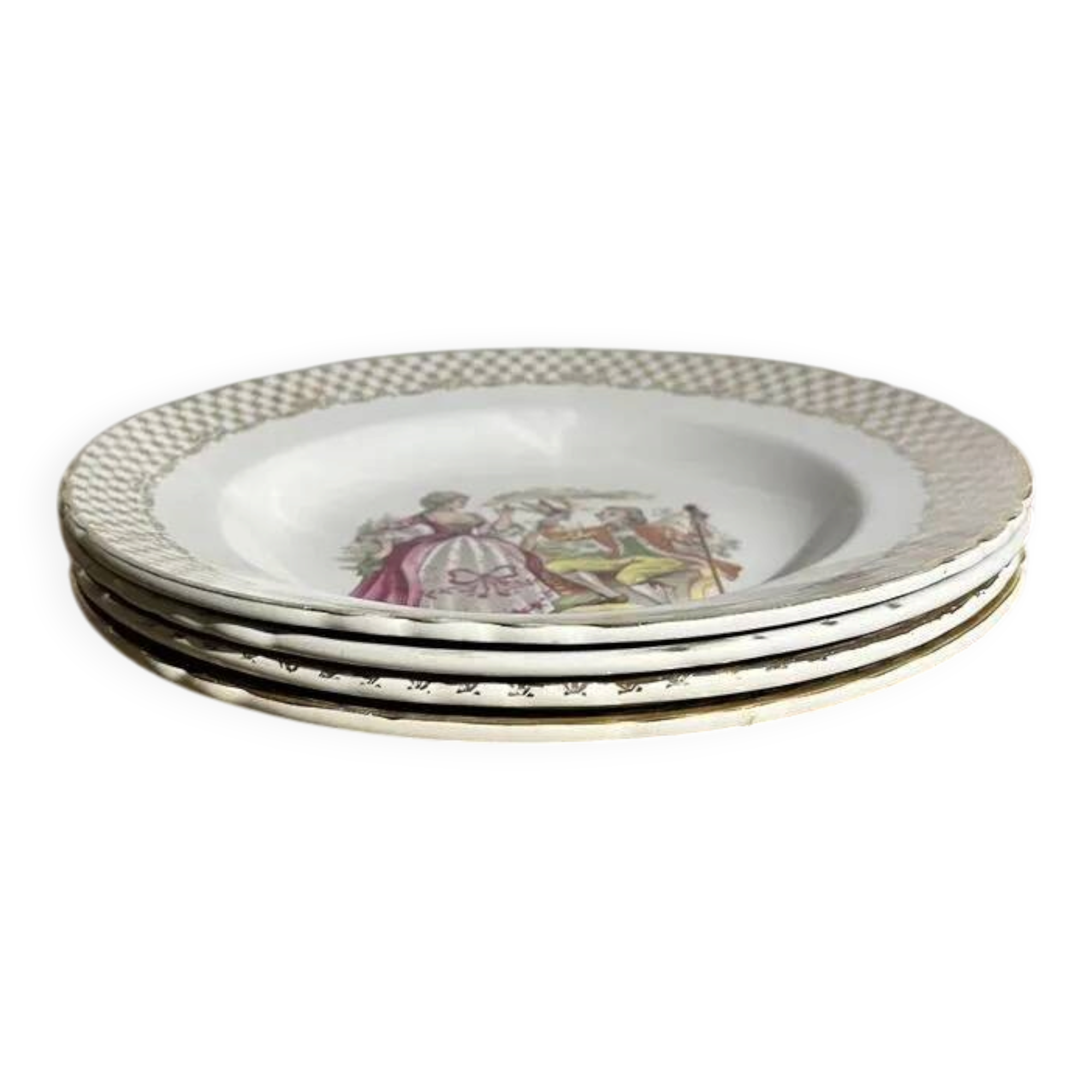 Antique deep plates