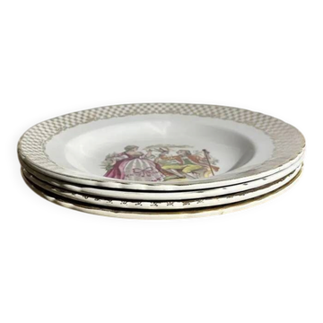 Assiettes creuses anciennes