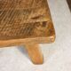 Brutalist solid oak coffee table