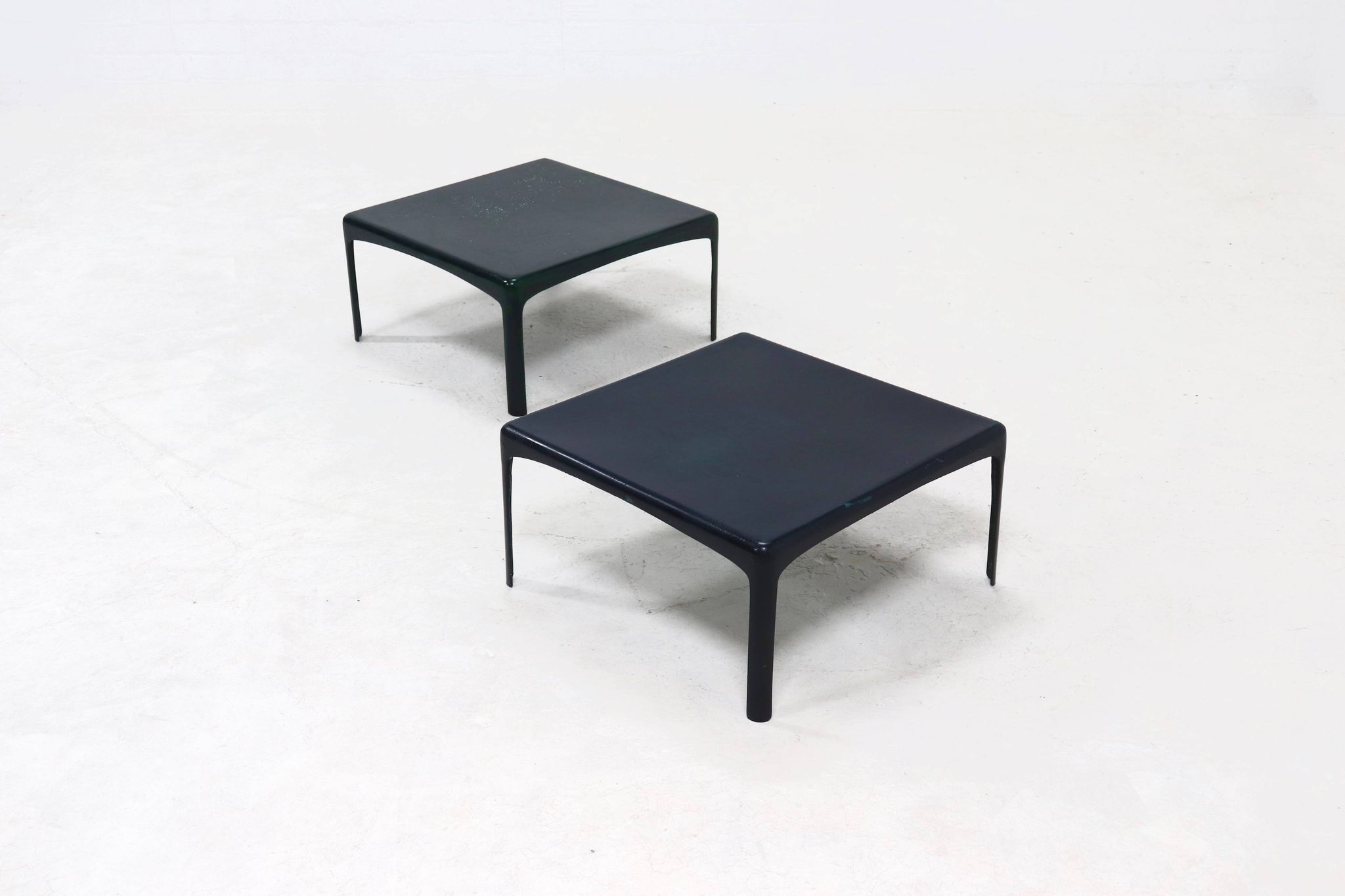 Set of 2 Fiberglass Side or Coffee tables 1960s
