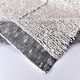 9x10 White Black %100 Wool Turkish Vintage Rug 277x296Cm