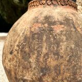 Terracotta pottery jar