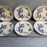 Gien 'Cactus' porcelain plates