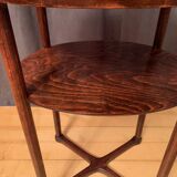 Oval side table no. 960/2 designed by Josef Hoffmann, JJ Kohna, Austria circa 1905