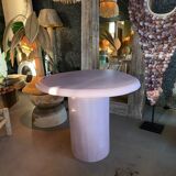 Waxed concrete dining table